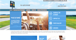 Desktop Screenshot of fixauto-irvine.com